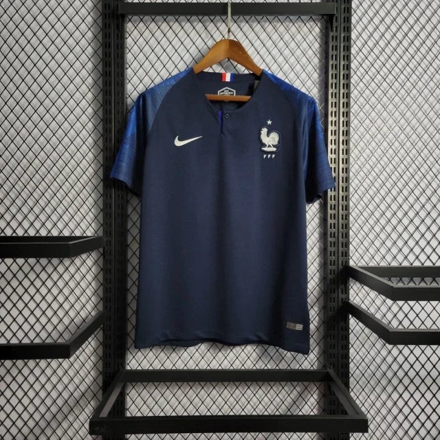 Camisa França Home 18/19 s/n° Torcedor Nike Masculino - Azul Escuro