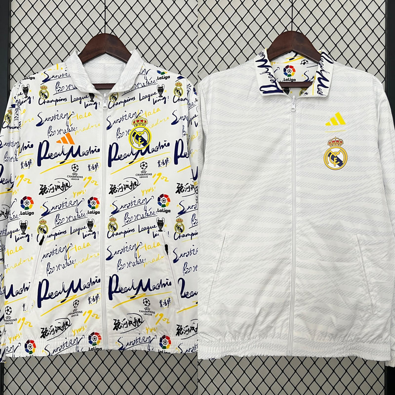 Corta Vento Real Madrid Dupla Face
