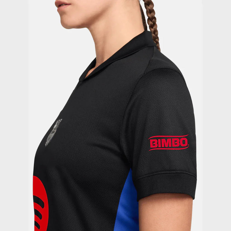 Camisa Barcelona Third 24/25 Nike Torcedor Feminina - Preta