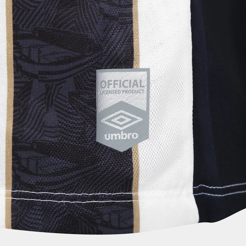 Camisa Santos Away 24/25 Umbro Torcedor Masculino - Preto e Branco