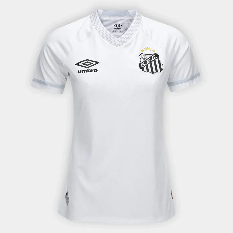 Camisa Santos Home 25/26 Umbro Torcedor Feminina - Branco