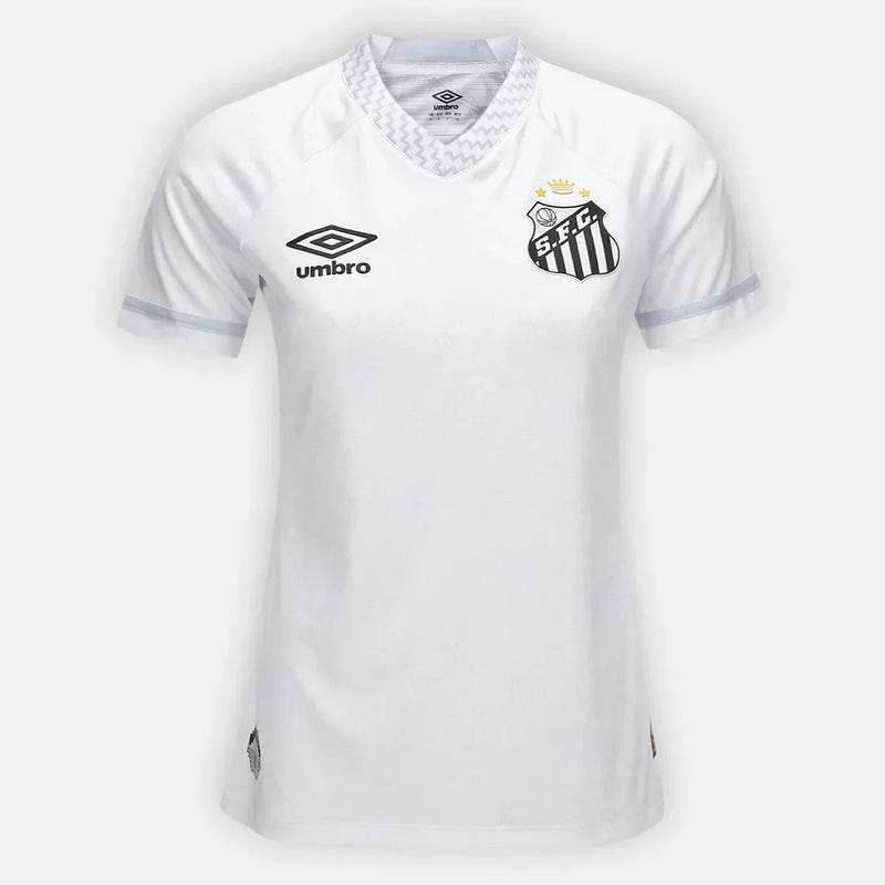 Camisa Santos Home 25/26 Umbro Torcedor Feminina - Branco