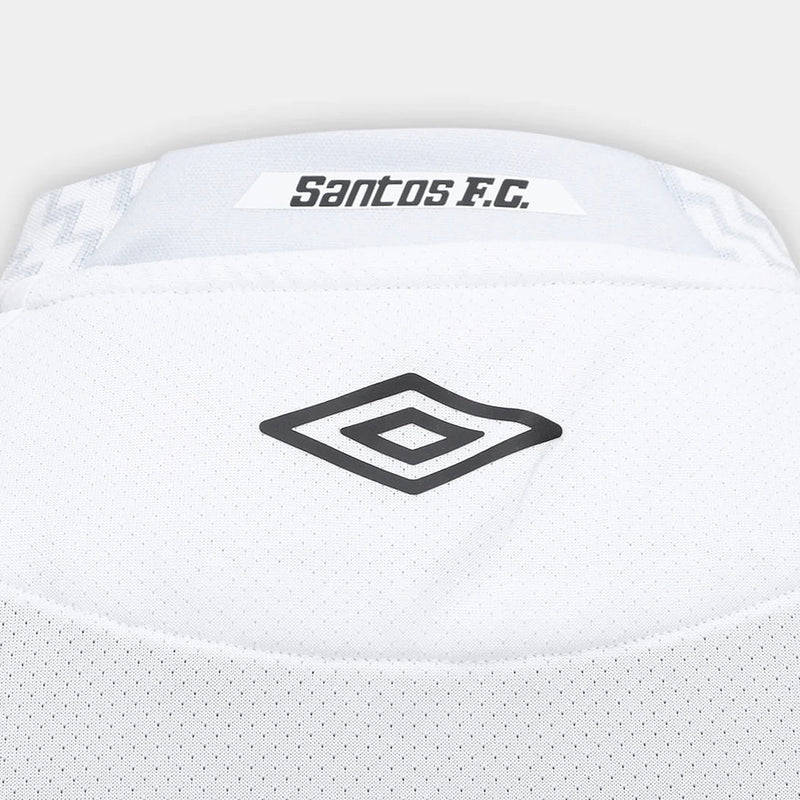 Camisa Santos Home 25/26 Umbro Torcedor Masculino - Branco