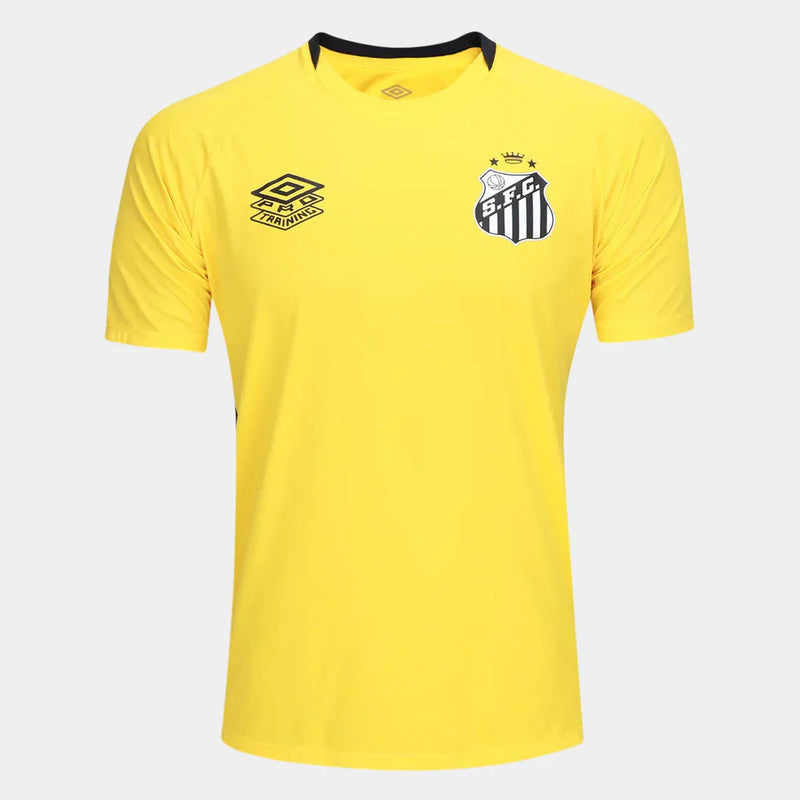 Camisa Santos Treino 25/26 Umbro Torcedor Masculino - Amarelo