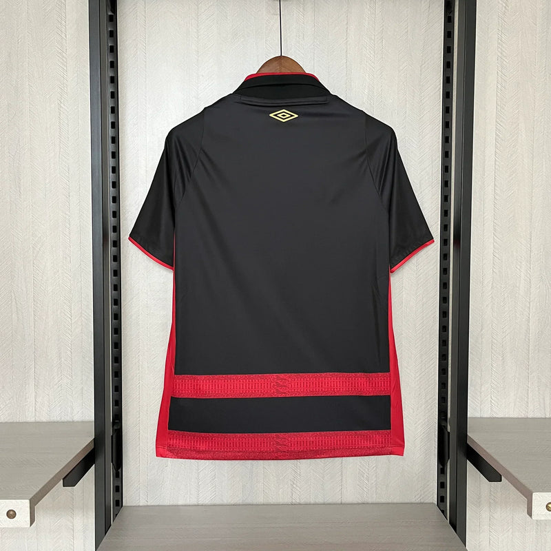 Camisa Sport Home 24/25 Umbro Torcedor Feminina - Vermelho e Preto