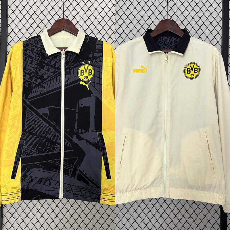 Corta Vento Borussia Dortmund Dupla Face