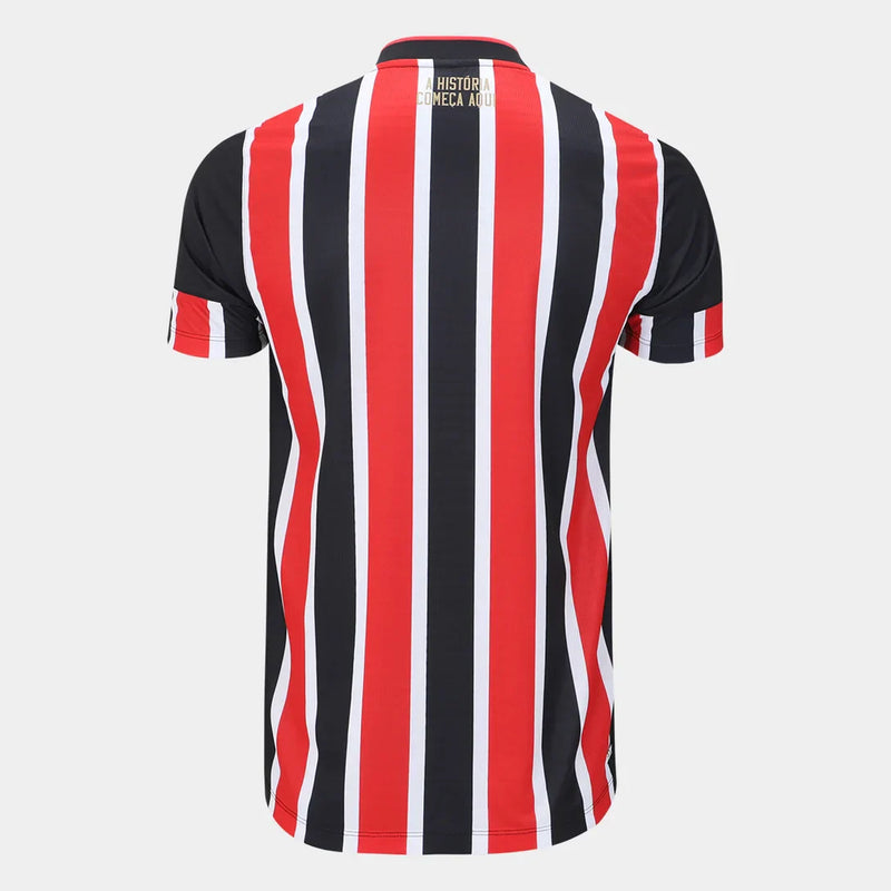 Camisa São Paulo Away 24/25 Jogador New Balance Masculino - Vermelho e Preto