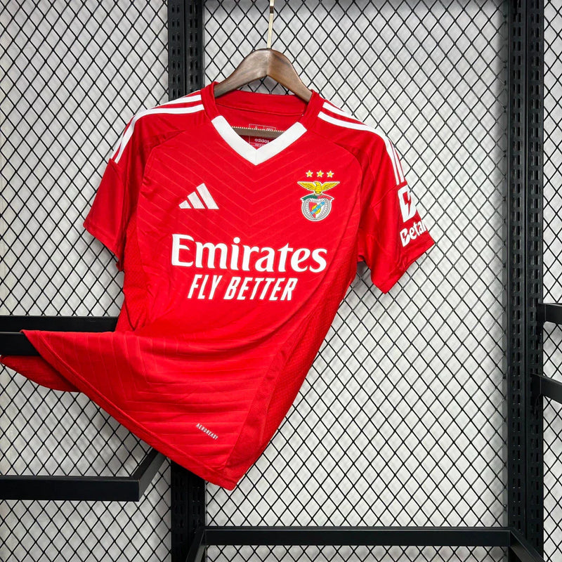 Camisa Benfica Home 24/25 Adidas Torcedor Masculino - Vermelho