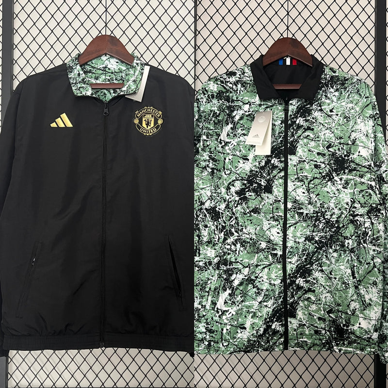 Corta Vento Manchester United Dupla Face