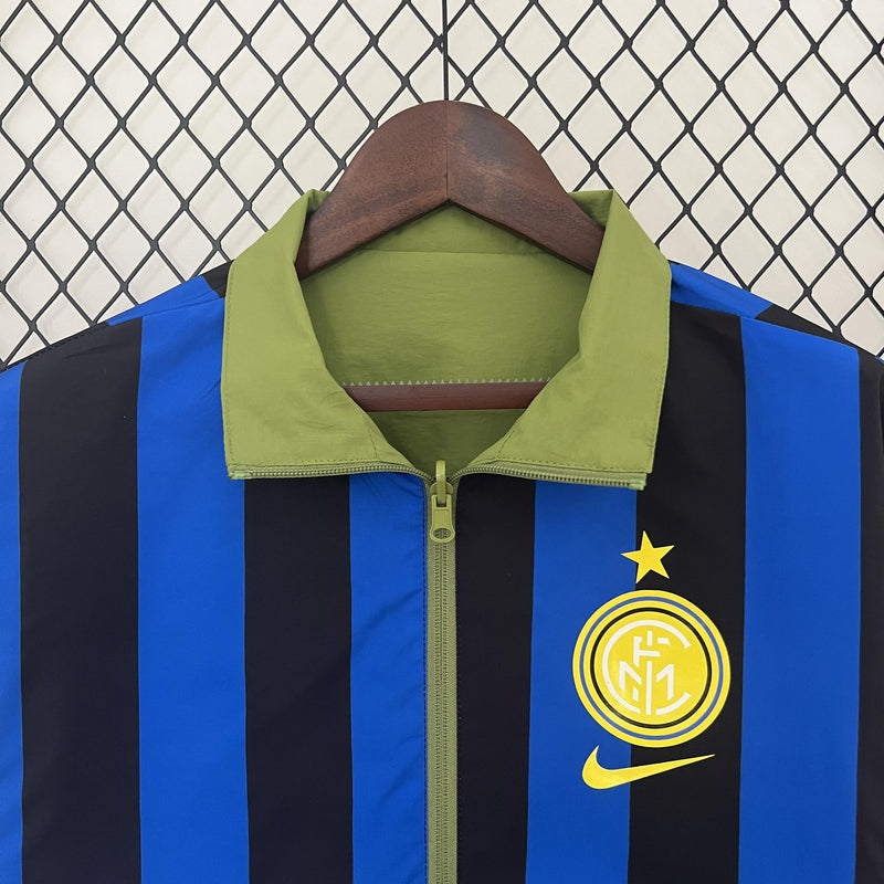 Corta Vento Inter de Milão Dupla Face