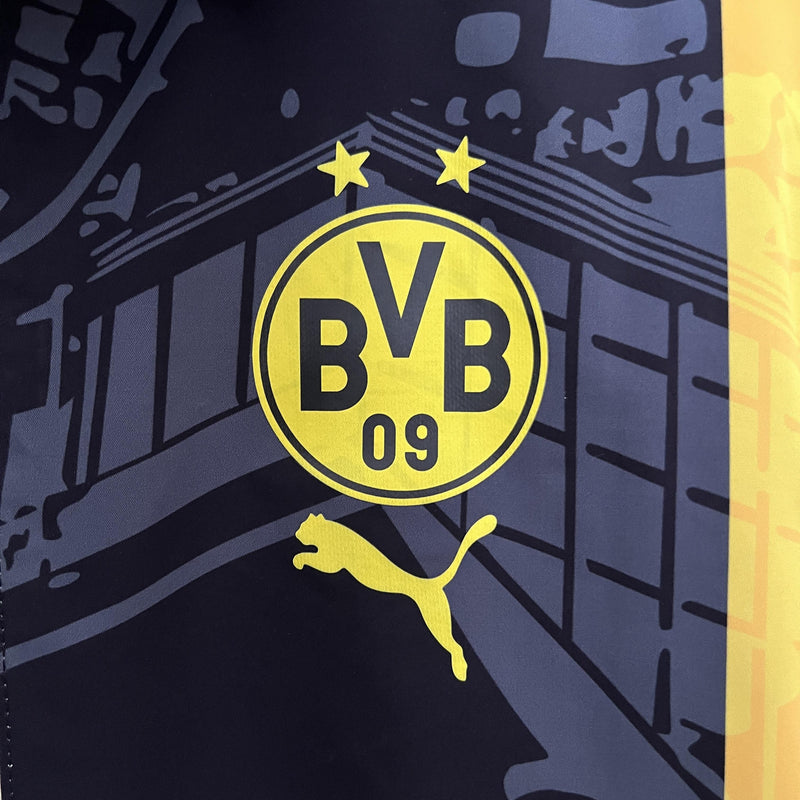 Corta Vento Borussia Dortmund Dupla Face