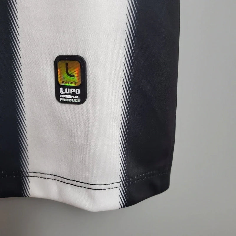 Camisa Atlético Mineiro Home Retrô 2013 Patch da Libertadores - Preta e Branca - Lupo