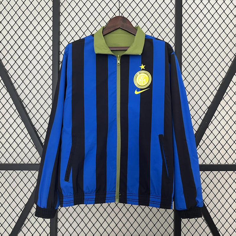 Corta Vento Inter de Milão Dupla Face