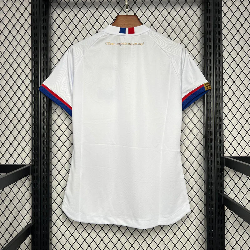 Camisa Bahia Home 24/25 Torcedor Feminina - Branco