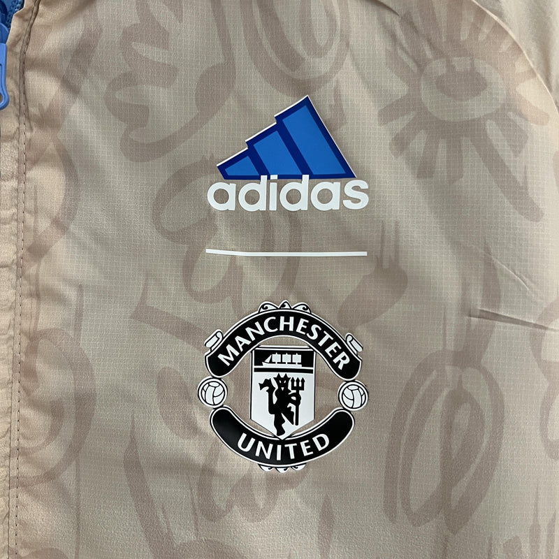 Corta Vento Manchester United Dupla Face