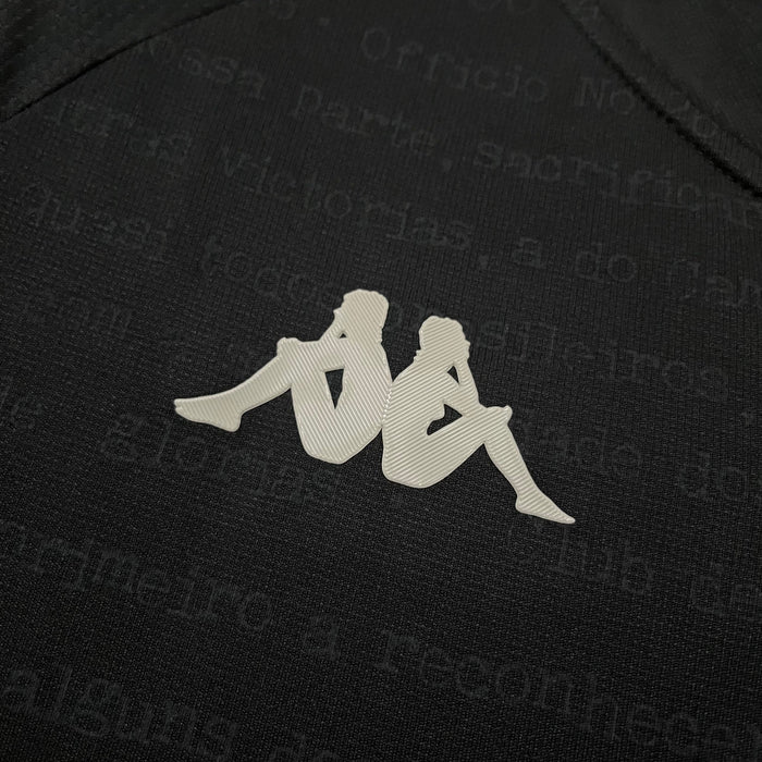 Camisa Vasco da Gama III 24/25 Kombat Kappa Masculina Torcedor - Preta