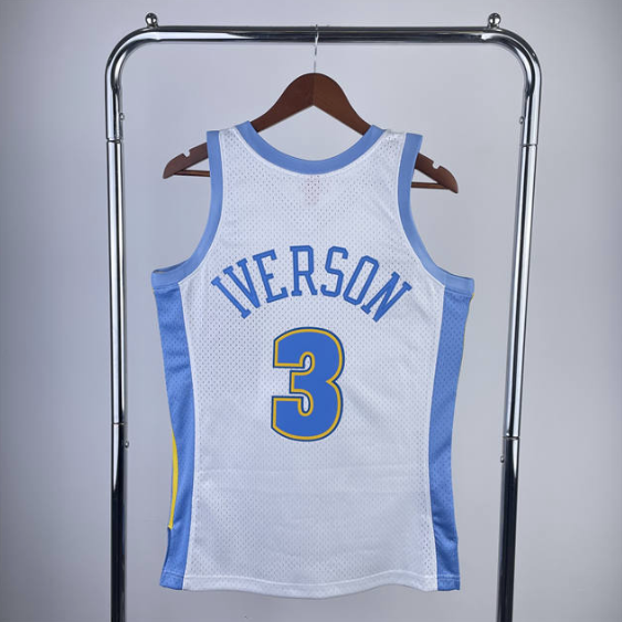 Camisa NBA Nuggets Iverson 3 - Azul