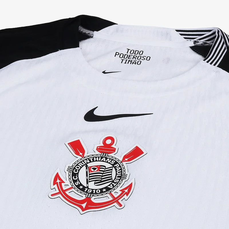 Camisa Corinthians Home 25/26 s/n° Nike Jogador Masculino - Branco