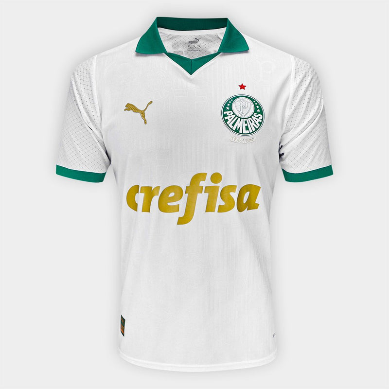 Camisa Palmeiras Away 24/25 s/n° Puma Jogador Masculino - Branco