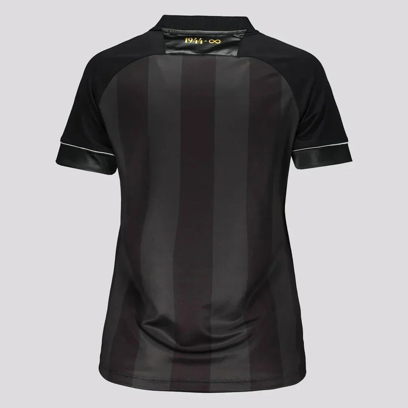 Camisa Ceará Home 24/25 Torcedor Feminina - Preto e Branco