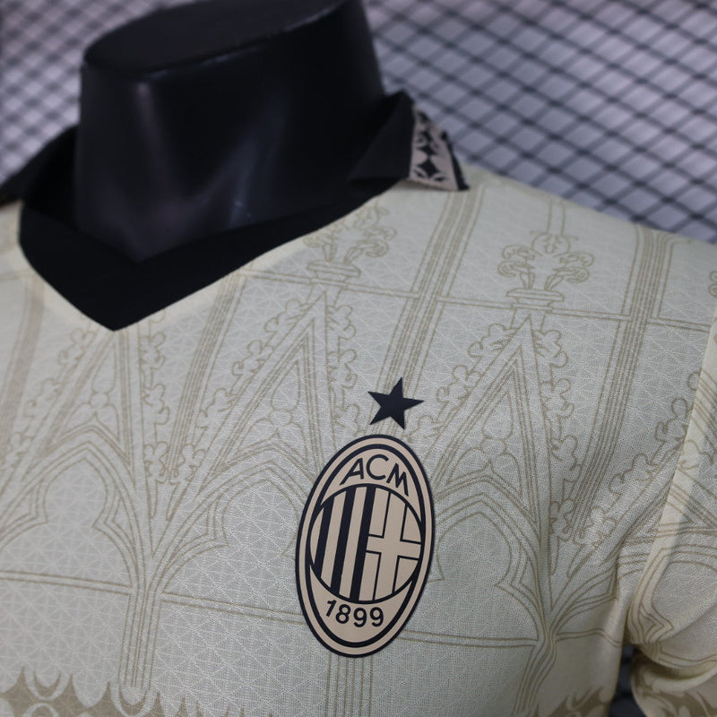 Camisa AC Milan Fourth 2024/25 s/n° Jogador Puma Masculino com Patch - Off White