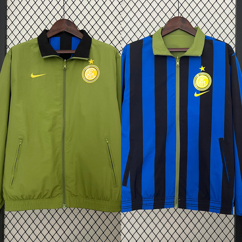 Corta Vento Inter de Milão Dupla Face