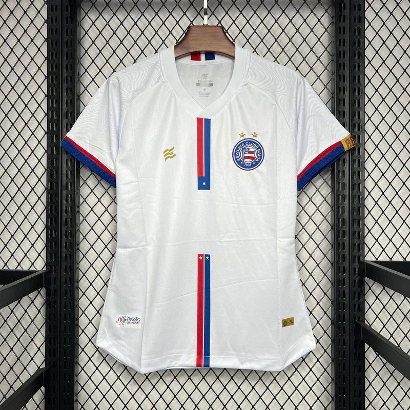 Camisa Bahia Home 24/25 Torcedor Feminina - Branco