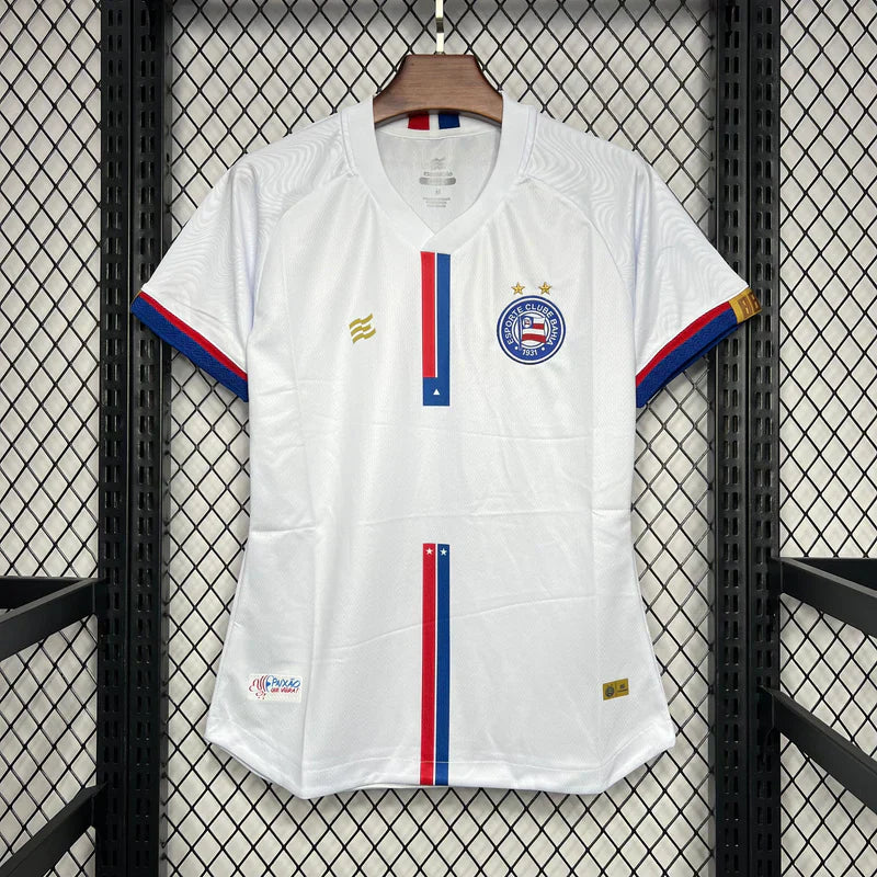Camisa Bahia Home 24/25 Torcedor Feminina - Branco