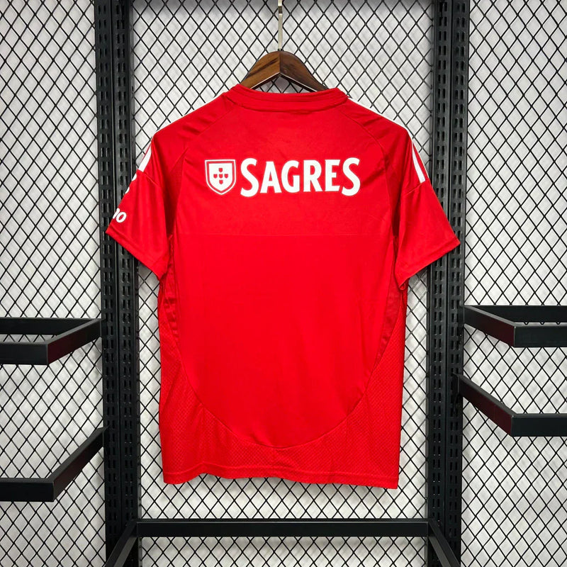 Camisa Benfica Home 24/25 Adidas Torcedor Masculino - Vermelho