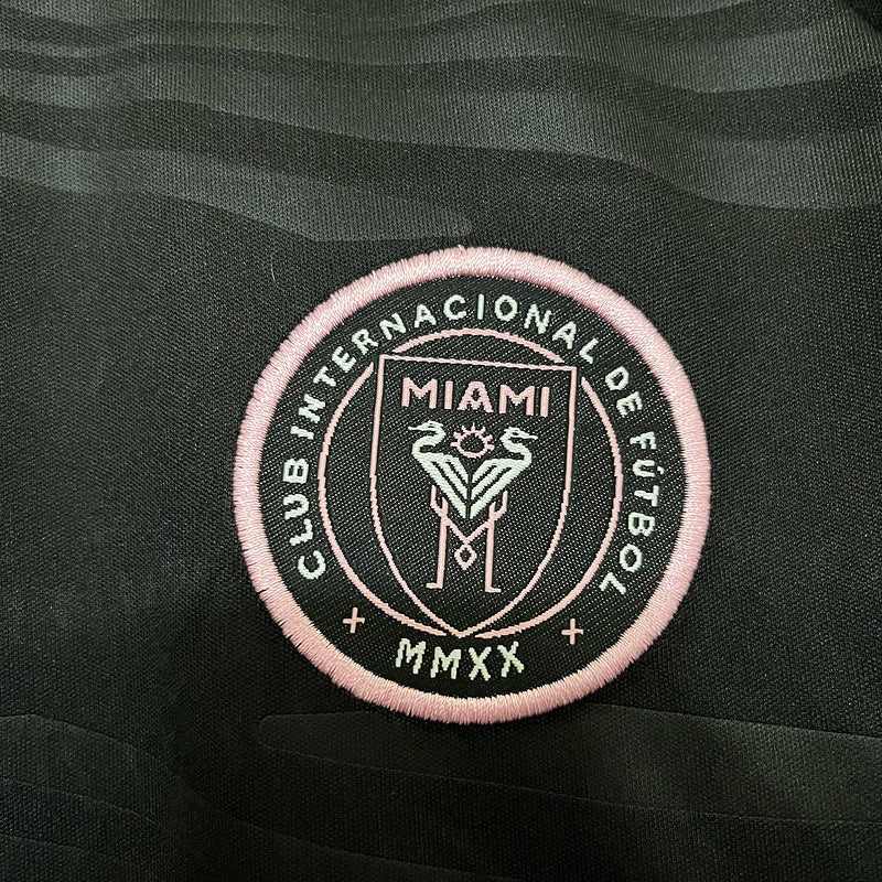 Kit Infantil Inter Miami Away 24/25 - Adidas - Preto