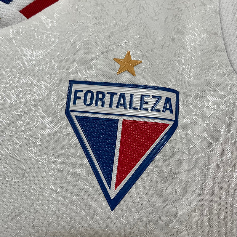 Camisa Fortaleza Away 24/25 Volt Torcedor Feminina - Branca
