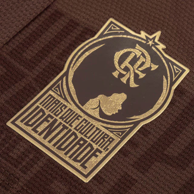 Camisa Flamengo Consciência Negra 2024 Feminina - Marrom
