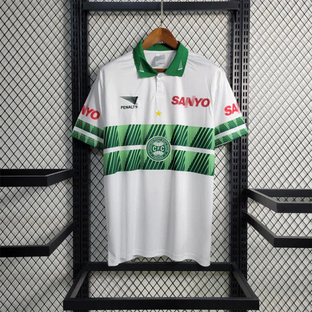Camisa Coritiba 1997 Penalty Torcedor - Branca e Verde
