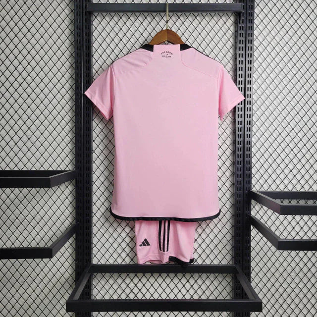 Kit Infantil Inter Miami Home 24/25 - Adidas - Rosa