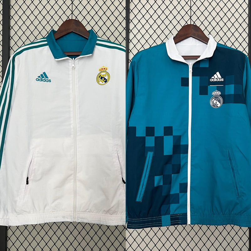 Corta Vento Real Madrid Dupla Face