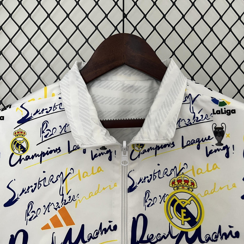 Corta Vento Real Madrid Dupla Face