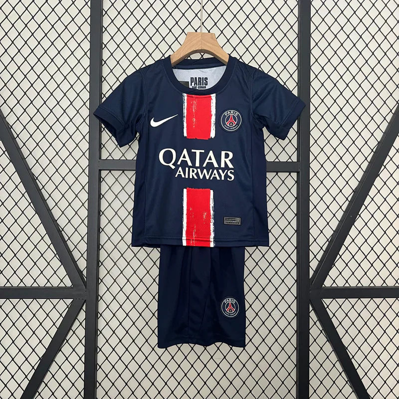 Conjunto Infantil PSG 24/25 Home Nike - Azul