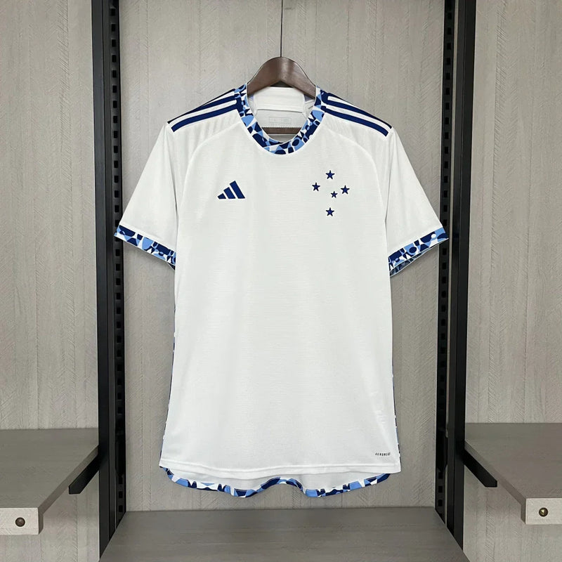 Camisa Cruzeiro Away 24/25 Adidas Torcedor Masculino - Branca