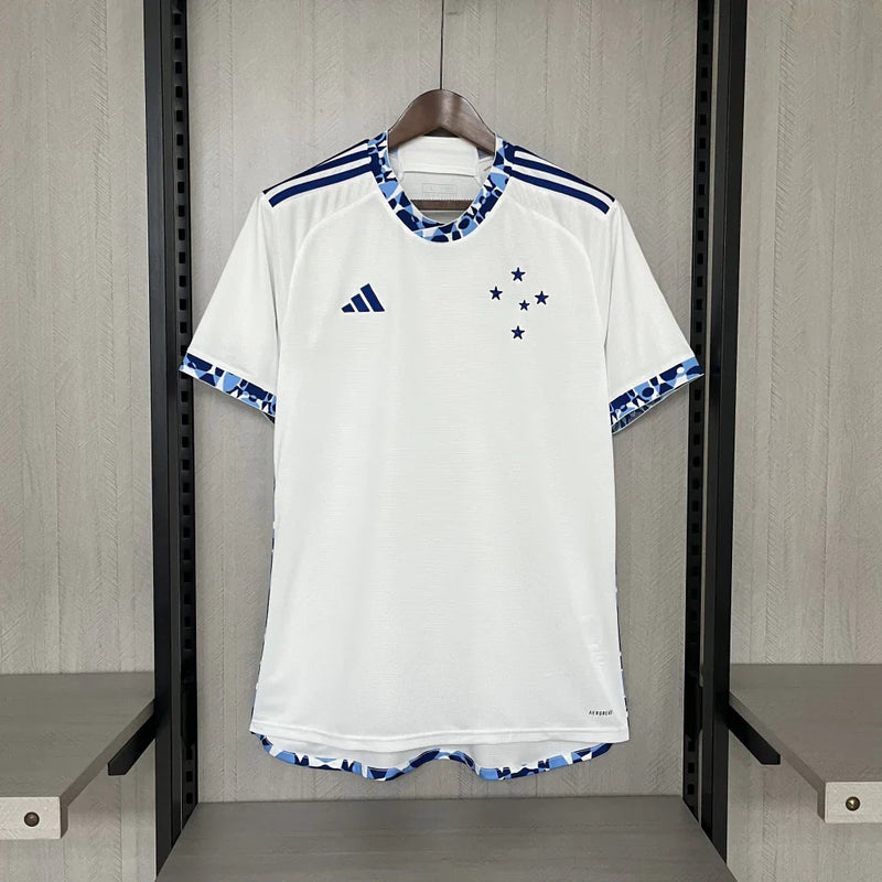 Camisa Cruzeiro Away 24/25 Adidas Torcedor Masculino - Branca