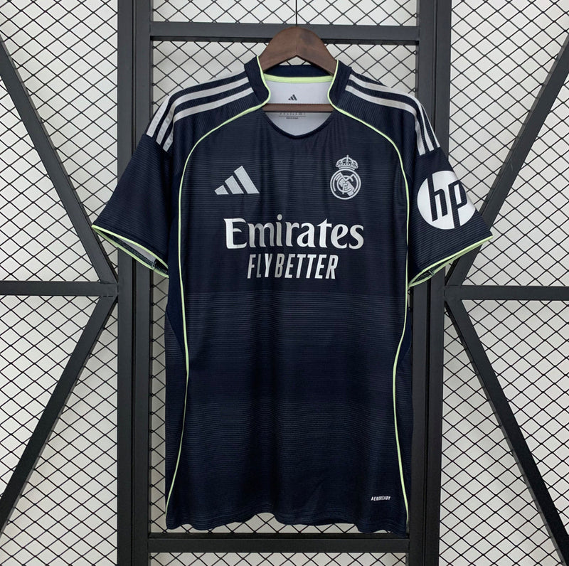 Camisa Real Madrid Away 25/26 s/n° Torcedor Masculino - Preto